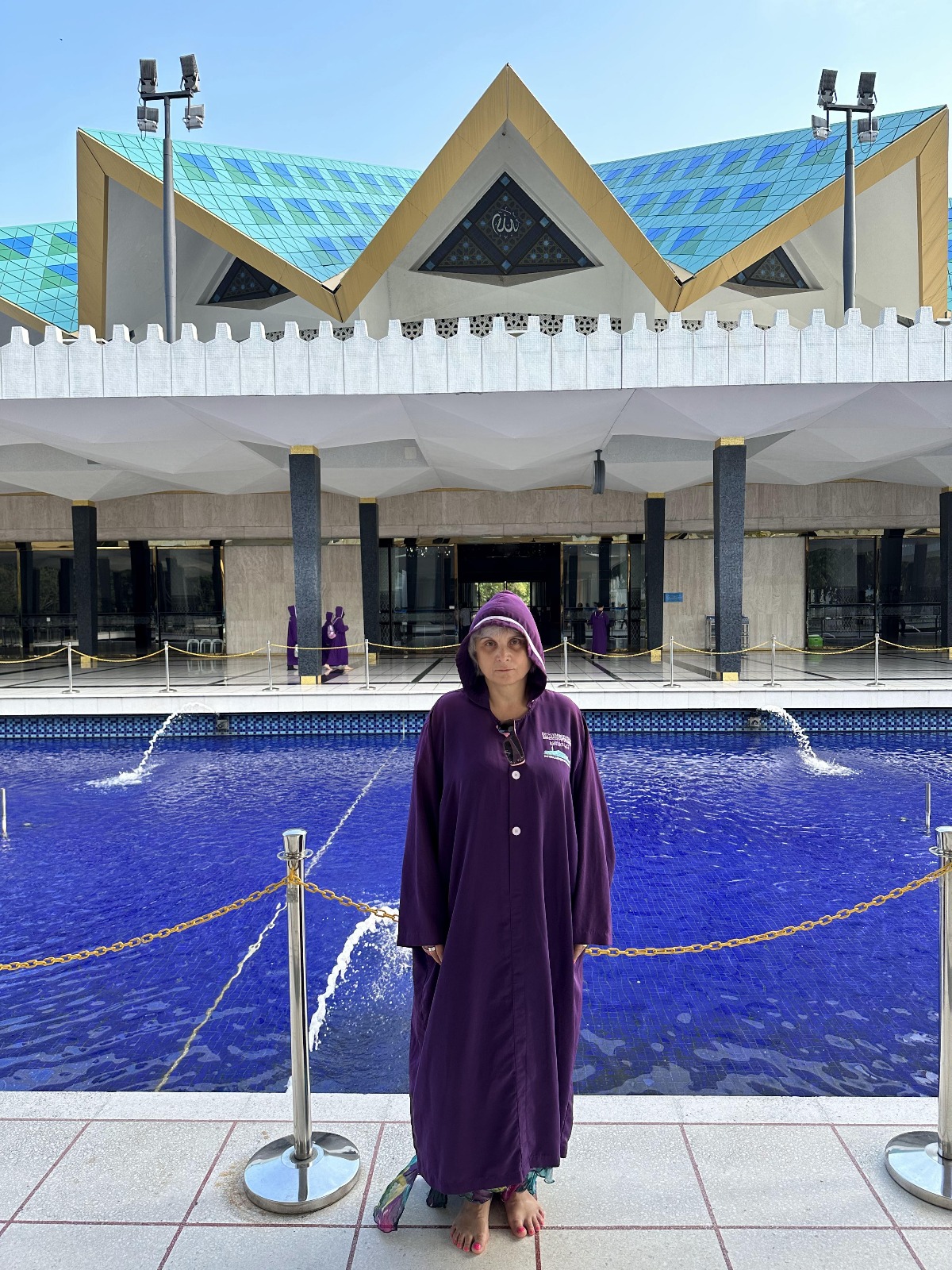 Kuala Lumpur – před hlavní mešitou