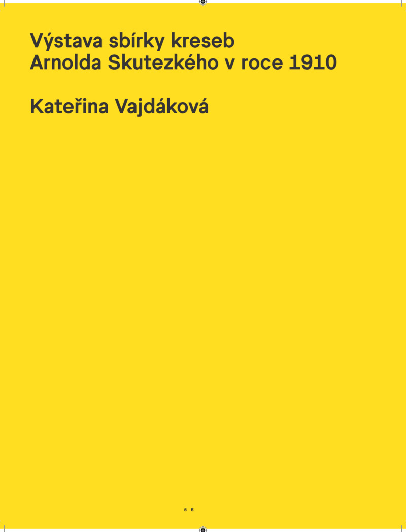 Titulní strana studie Kateřiny Vajdákové